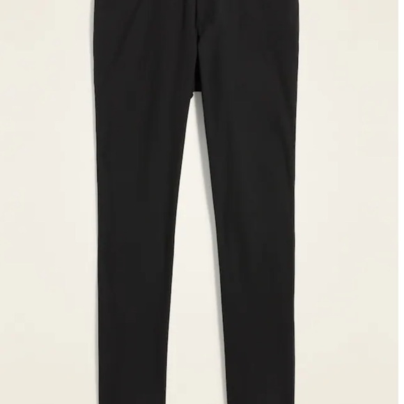 MEN’S-NWT-Old Navy pants 100% Polyester with mechanical stretch. Black 34 X 32 - Picture 3 of 5